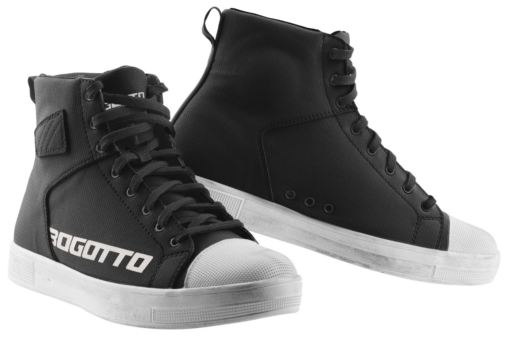 Bogotto Iniego Chaussures de moto, noir, taille 47 pour Hommes