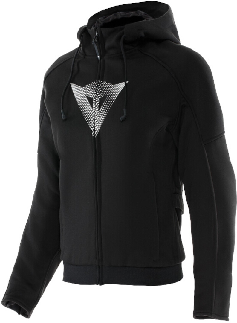 Dainese Daemon-X Safety Женская мотоциклетная толстовка с капюшоном на молнии Черный 40 