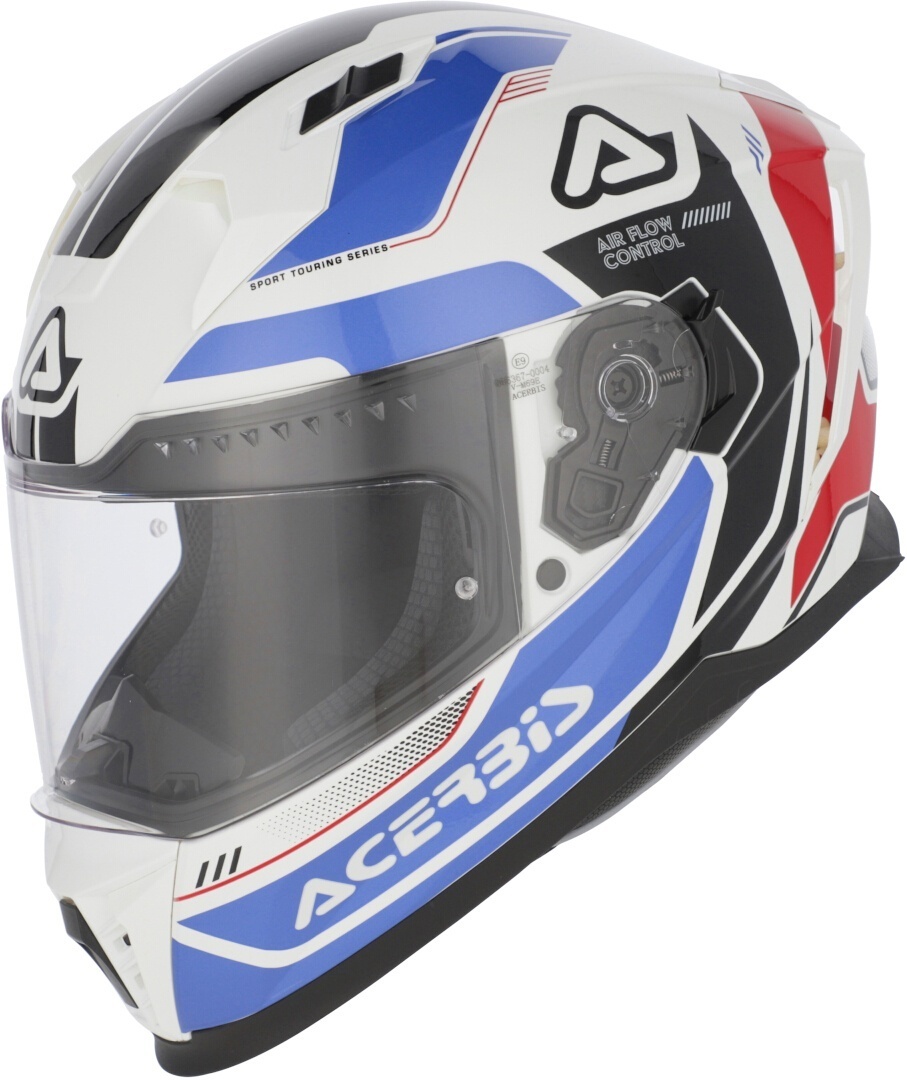 Acerbis X-Way Graphic Logo Helmet, White-Blue, Size Xl For Men