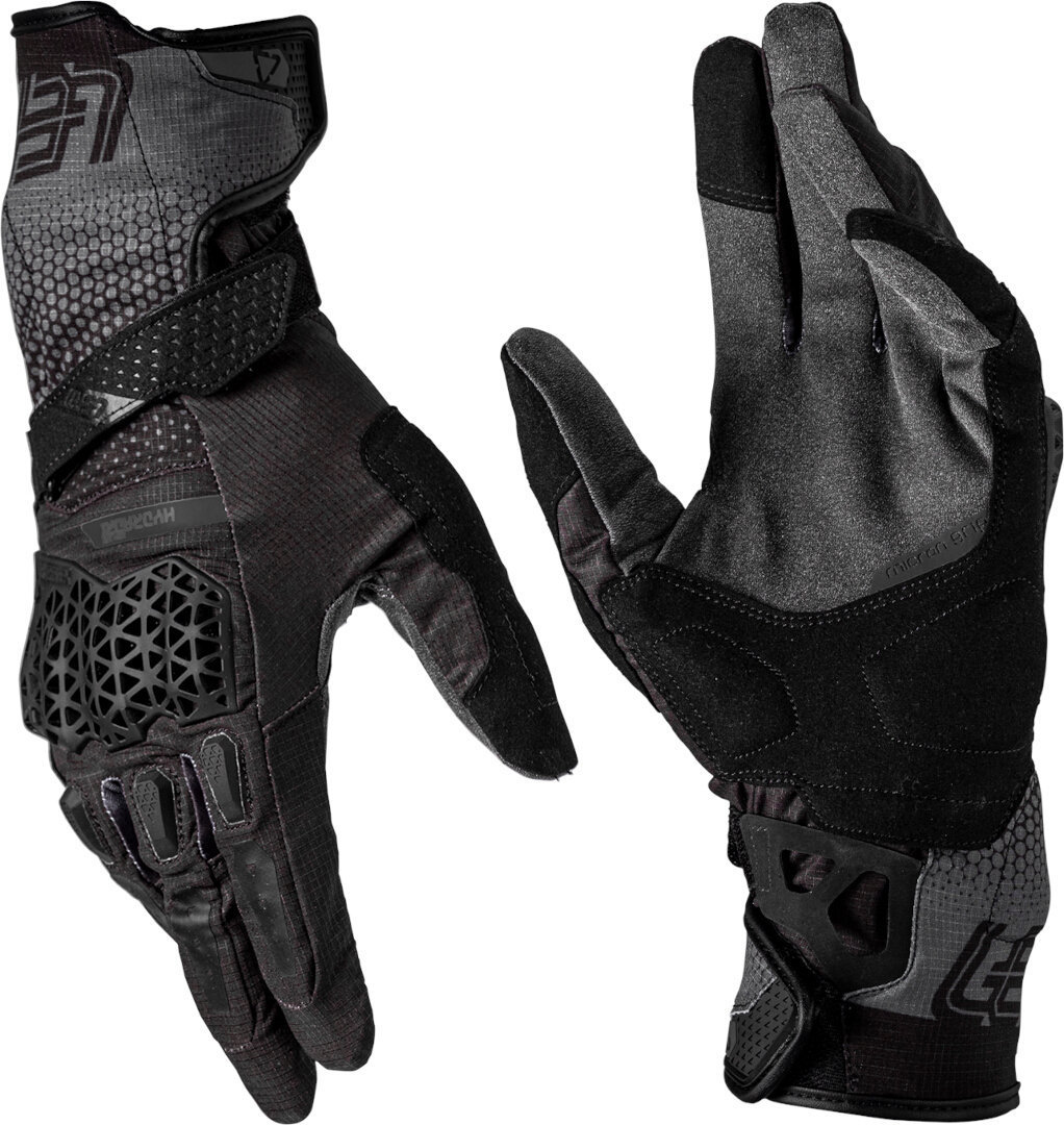 Leatt ADV Hydradri 5.5 водонепроницаемые мотоциклетные перчатки Черный/Серый XS 