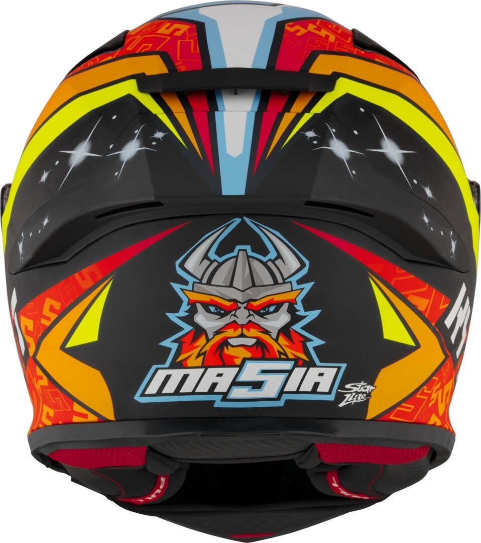 Side view of KYT R2R Max Masia 2022 Replica Helmet, multicolored, Size 2XL for Men