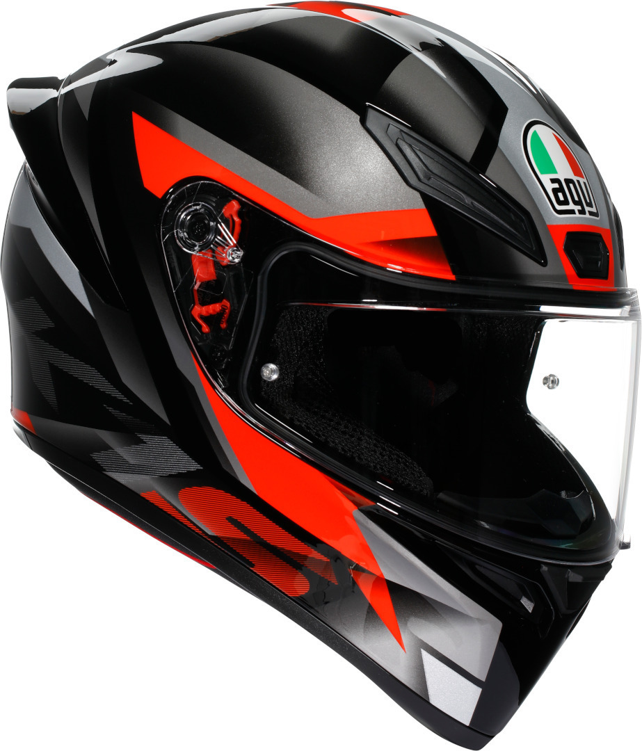 AGV K1 S Fastlap Шлем Черный/Серый/Красный XL (61/62) 