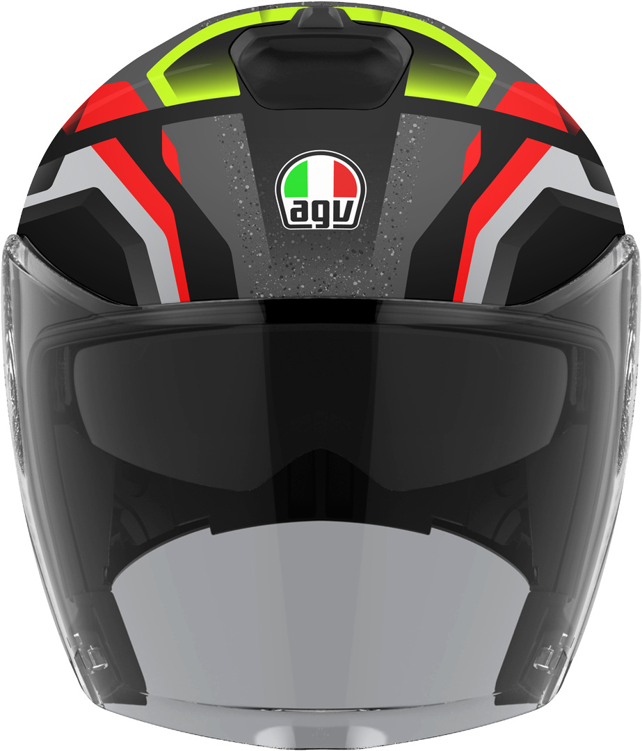 AGV Irides Zurigo Реактивный шлем Черный/Красный/Желтый XS (53/54) 
