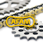 AFAM Kit de cadena 520XSR 16/45 superreforzado - corona estándar
