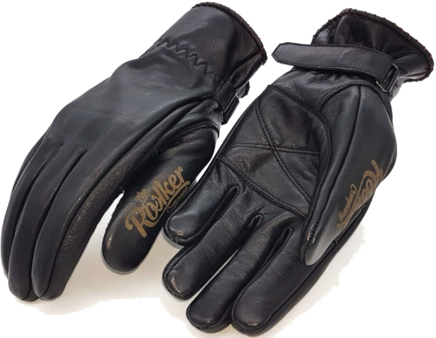 Rokker McAllen Gants de moto, noir, taille XS pour Hommes