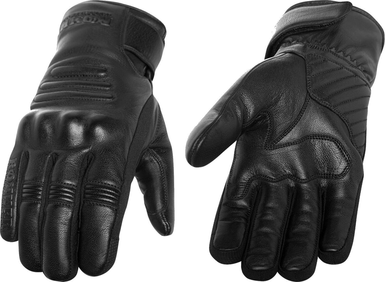 Rokker Juneau Gants de moto, noir, taille 3XL pour Hommes