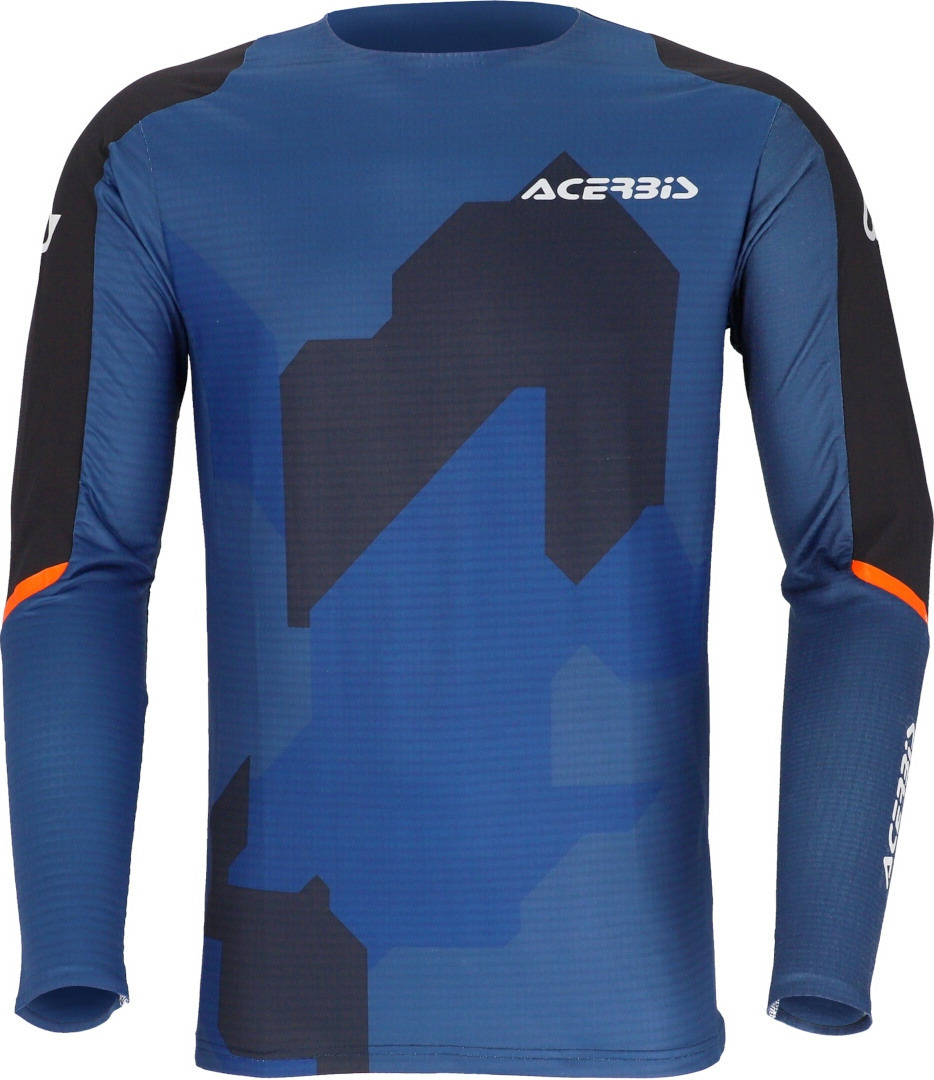 Photos - Motorcycle Clothing ACERBIS X-Duro 3.0 Winter Motocross Jersey, blue-orange, Size 2XL for Men 