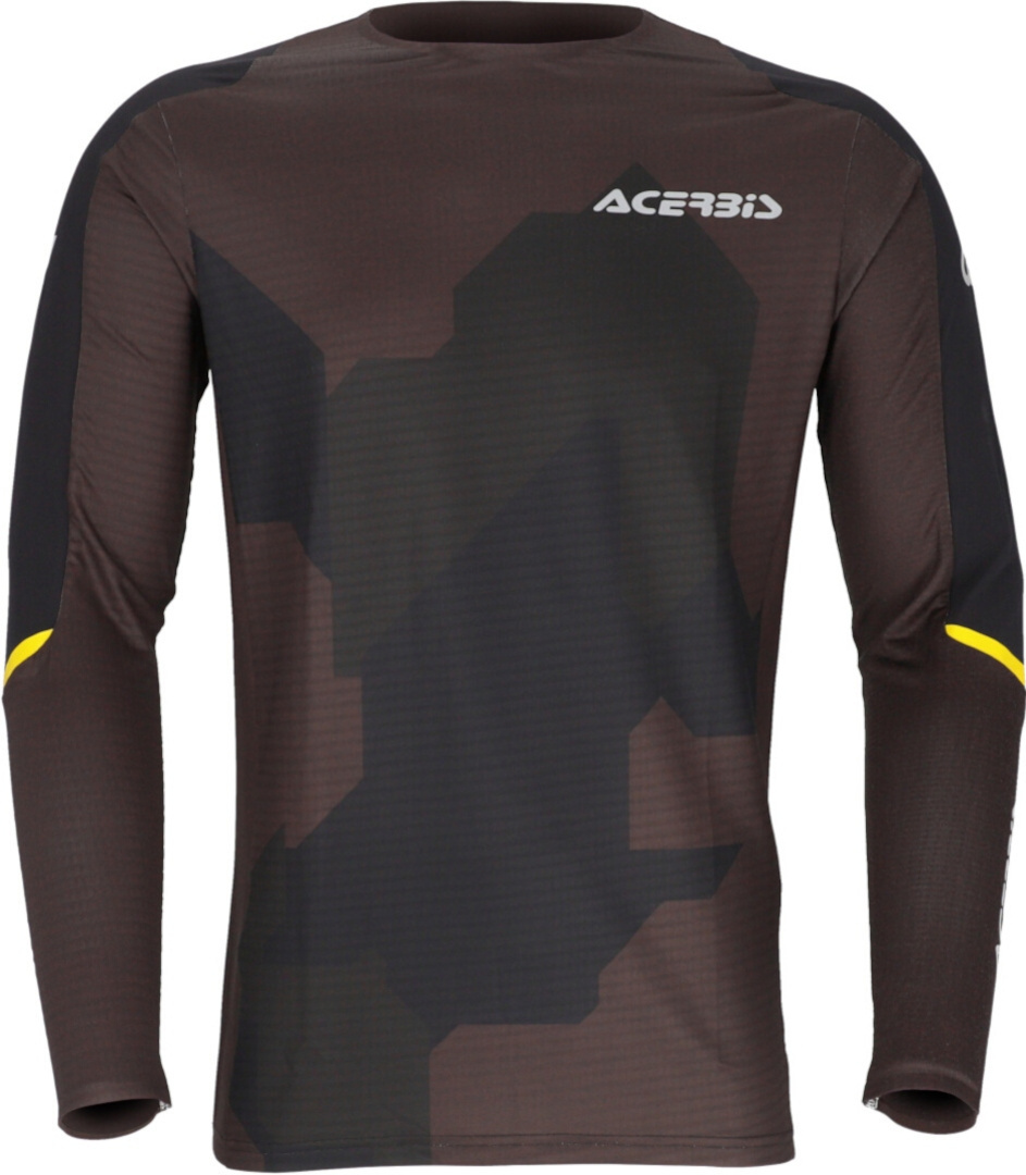 Photos - Motorcycle Clothing ACERBIS X-Duro 3.0 Winter Motocross Jersey, black-yellow, Size 3XL for Men 
