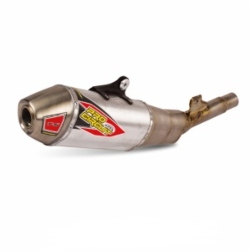 PRO CIRCUIT T-6 Schalldämpfer - Edelstahl/Edelstahl Endkappe