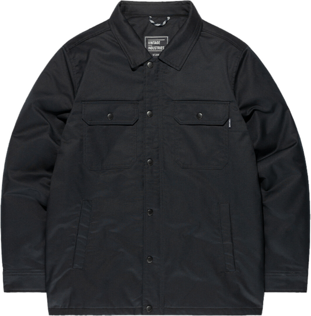 Vintage Industries Hendrix Chemise, noir, taille 2XL pour Hommes