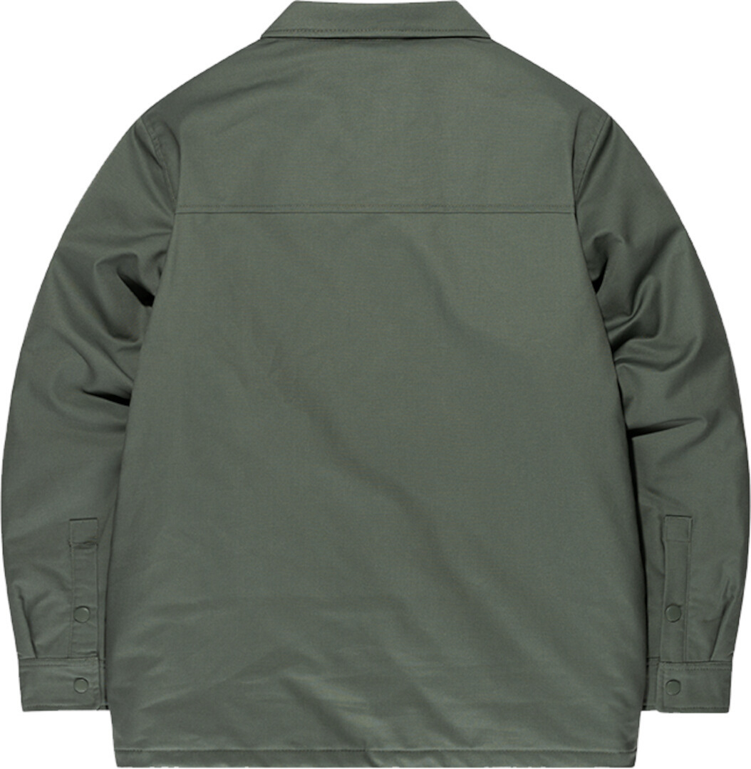 Side view of Vintage Industries Hendrix Shirt, green, Size XL for Men