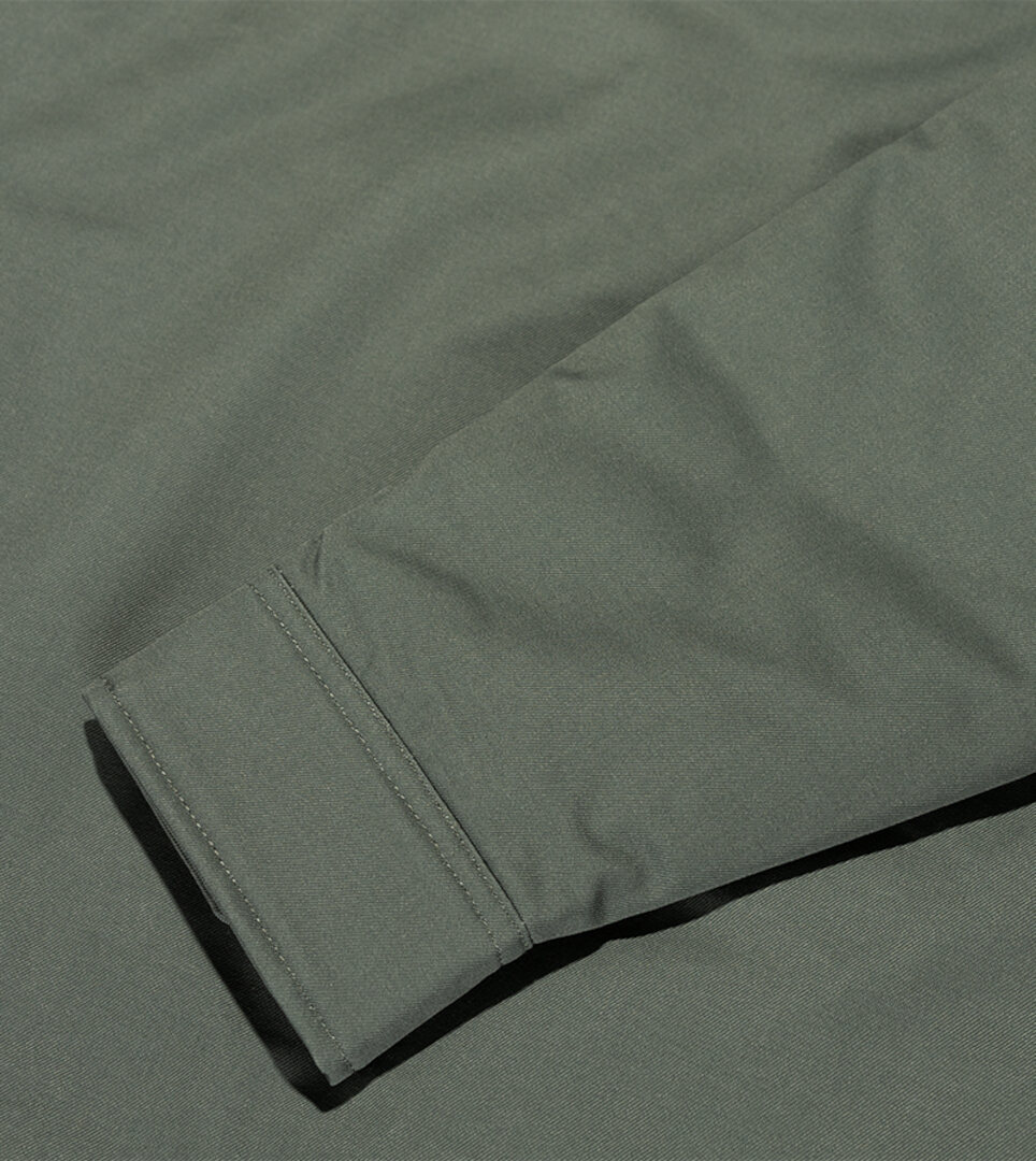Side view of Vintage Industries Hendrix Shirt, green, Size XL for Men