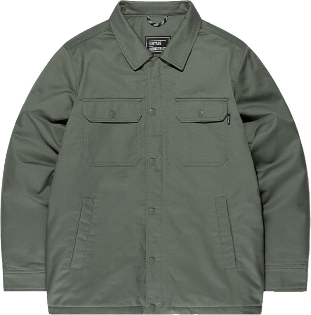 Vintage Industries Hendrix Chemise, vert, taille 3XL pour Hommes