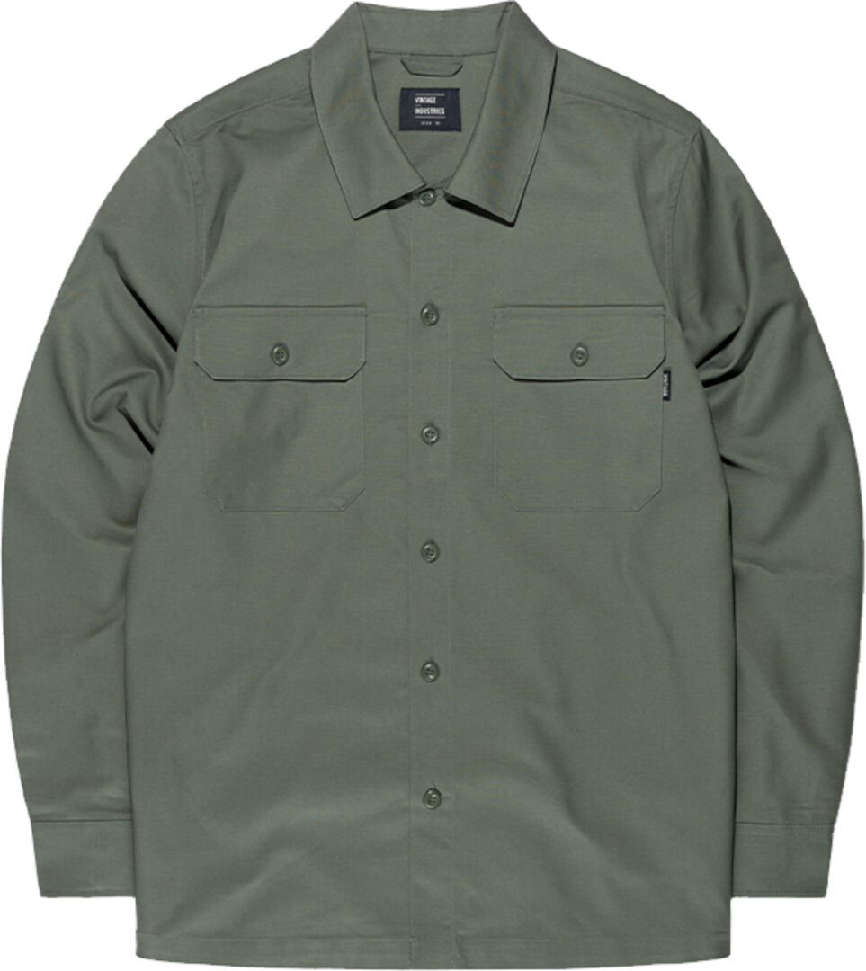 Vintage Industries Harris Chemise, vert, taille 3XL pour Hommes