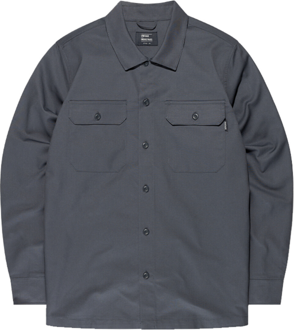 Vintage Industries Harris Chemise, gris, taille 3XL pour Hommes