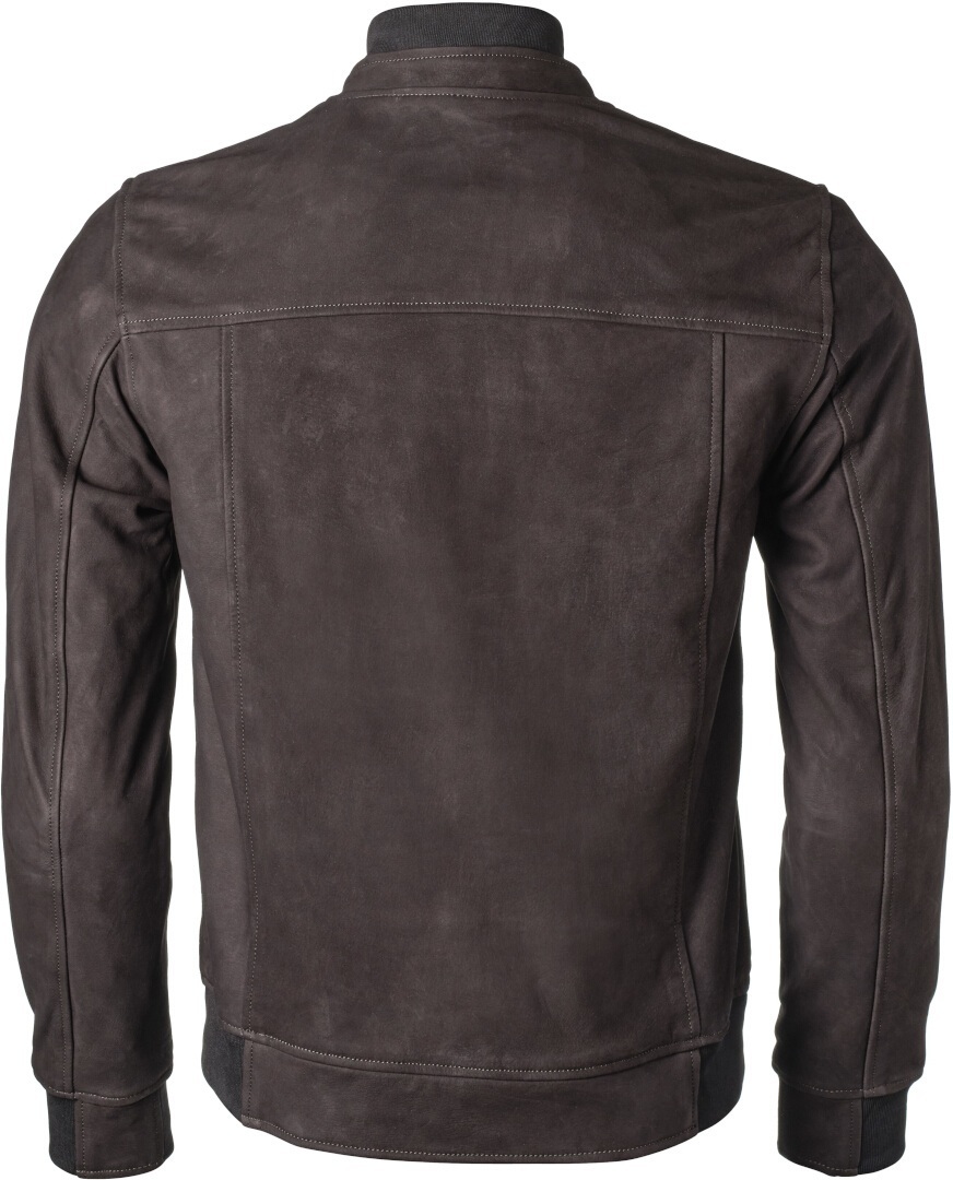 Side view of GMS Castillo Motorcycle Leather Jacket, brown, Size 10XL for Men