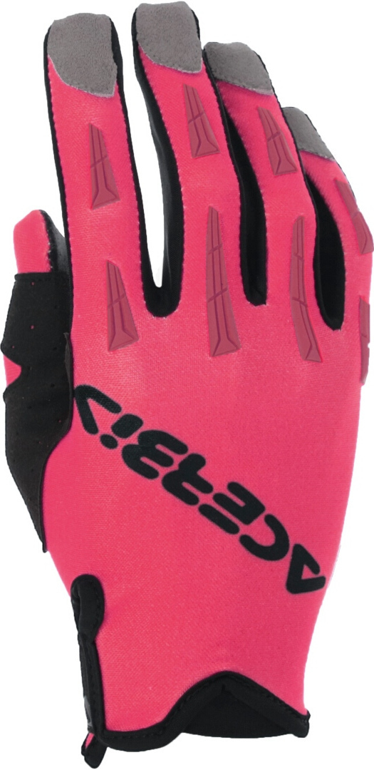 Side view of Acerbis MX X-P 2.0 Motocross Gloves, pink, Size L for Men