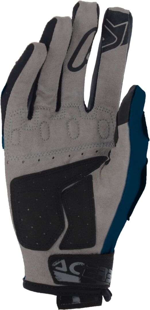 Side view of Acerbis MX X-P 2.0 Motocross Gloves, blue, Size M for Men