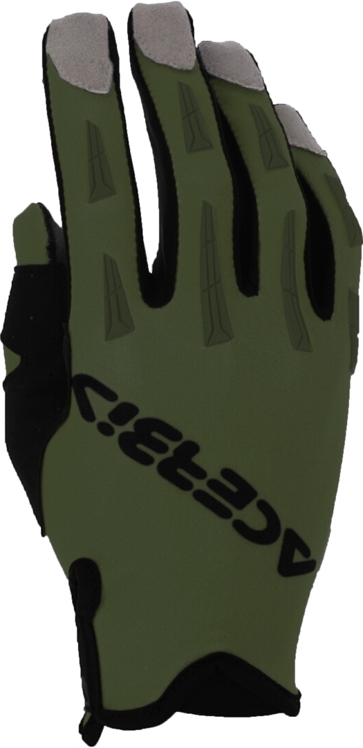 Side view of Acerbis MX X-P 2.0 Motocross Gloves, green, Size 2XL for Men