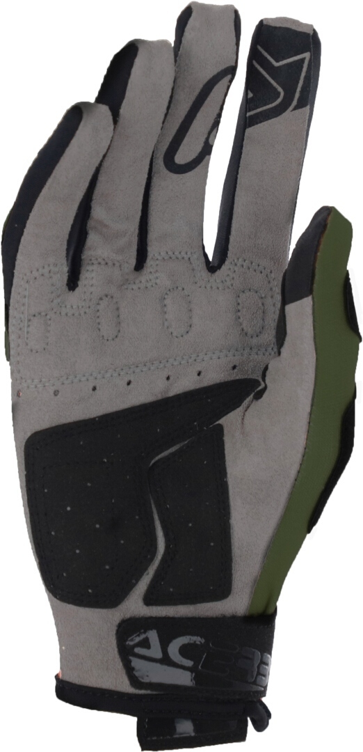 Side view of Acerbis MX X-P 2.0 Motocross Gloves, green, Size 2XL for Men