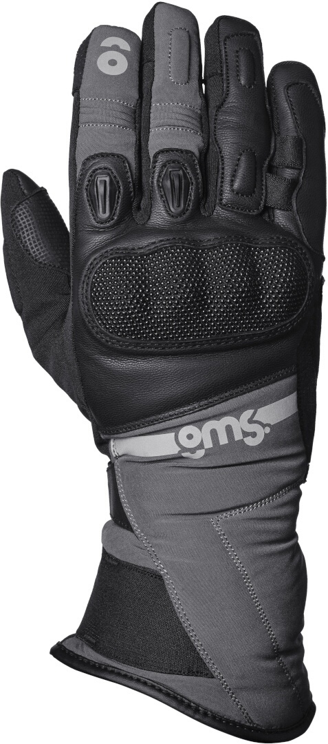 Gms Tylon Sf Wp Waterproof Motorcycle Gloves, Black-Grey, Size Xl For Men