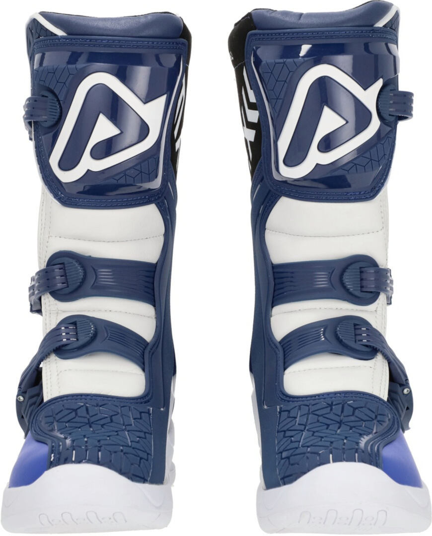 Photos - Motorcycle Boots ACERBIS X-Team JR Kids Motocross Boots, white-blue, Size 39 