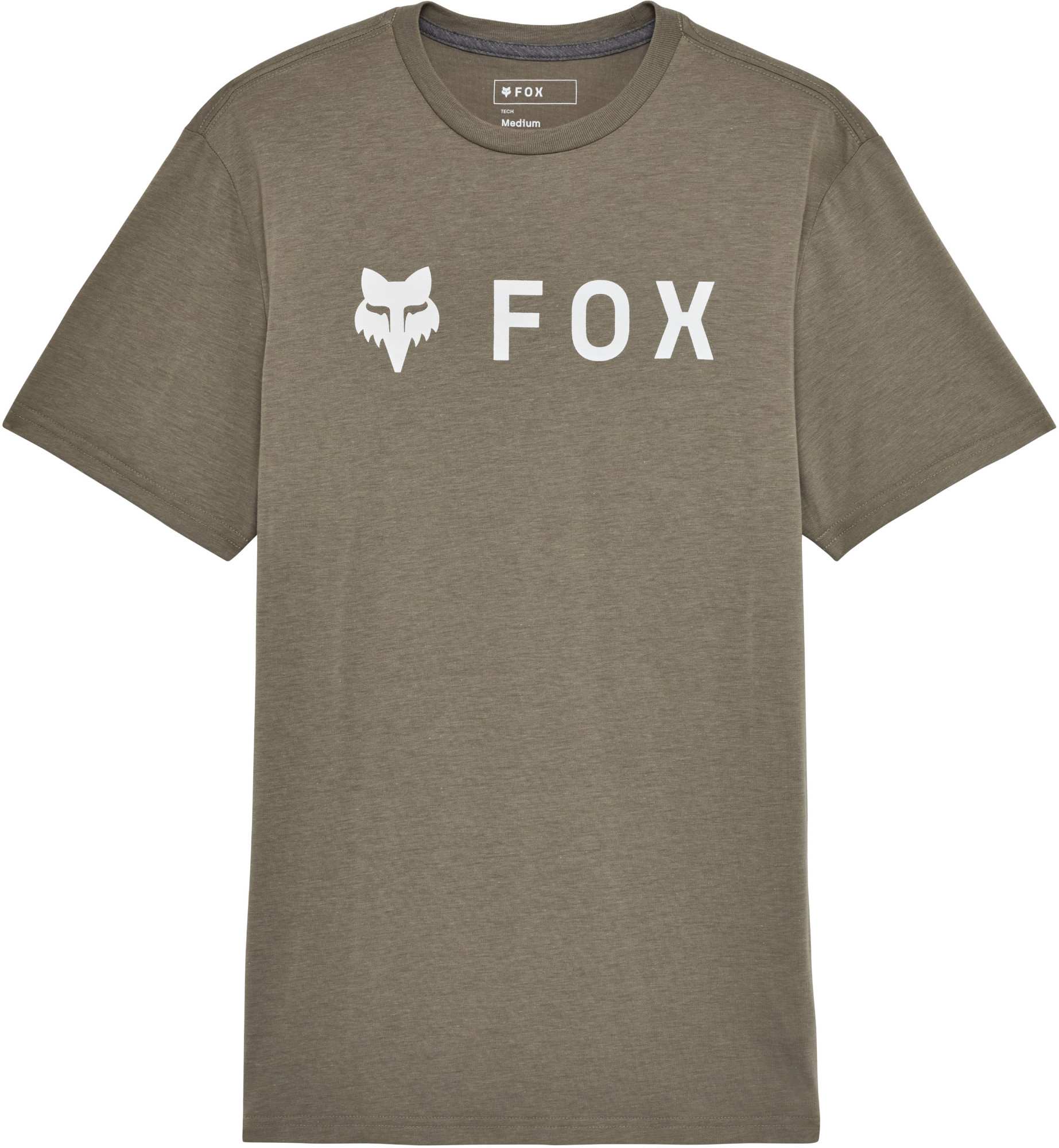 FOX Absolute Tech T-shirt, blanc-vert, taille XL pour Hommes