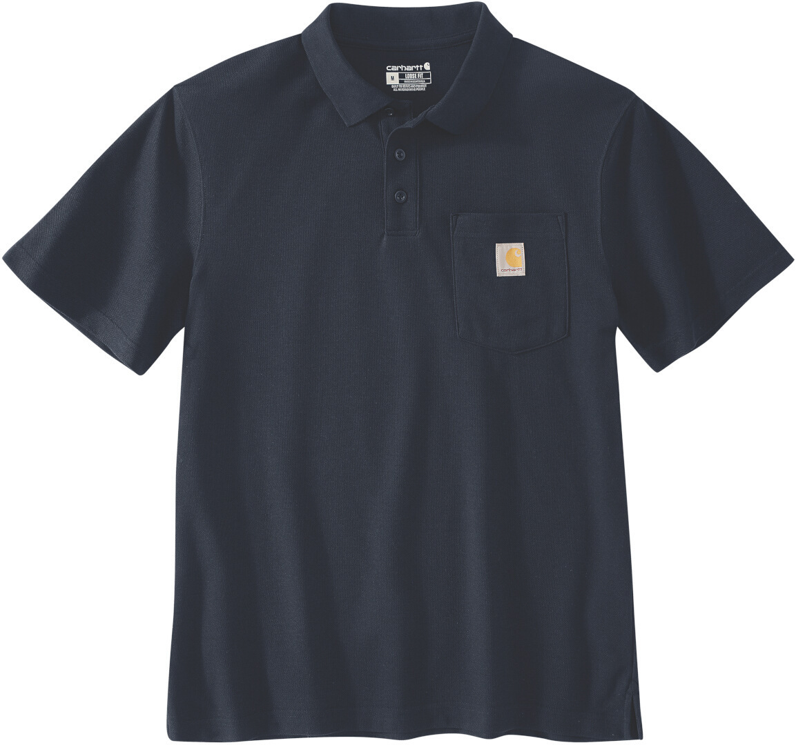 Carhartt Loose Fit Short-Sleeve Pocket Poloshirt, afmeting M voor man