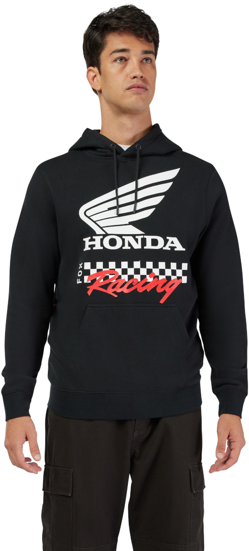 FOX Honda Hoodie, black, Size S for Men