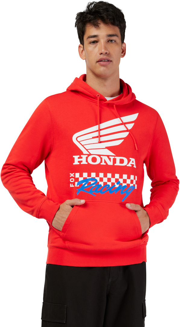 FOX Honda Hoodie, red, Size S for Men