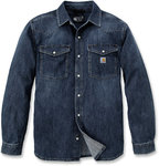 Carhartt Montana Relaxed Fit Denim Long-Sleeve Snap Front Camisa