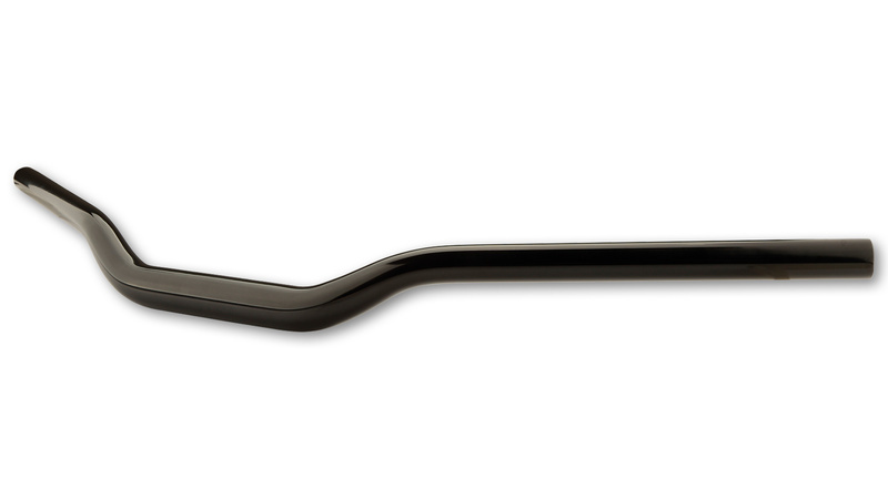 LSL Manillar de aluminio X-Bar Superbike Flat XN1, 1 1/8 pulgadas, negro brillante