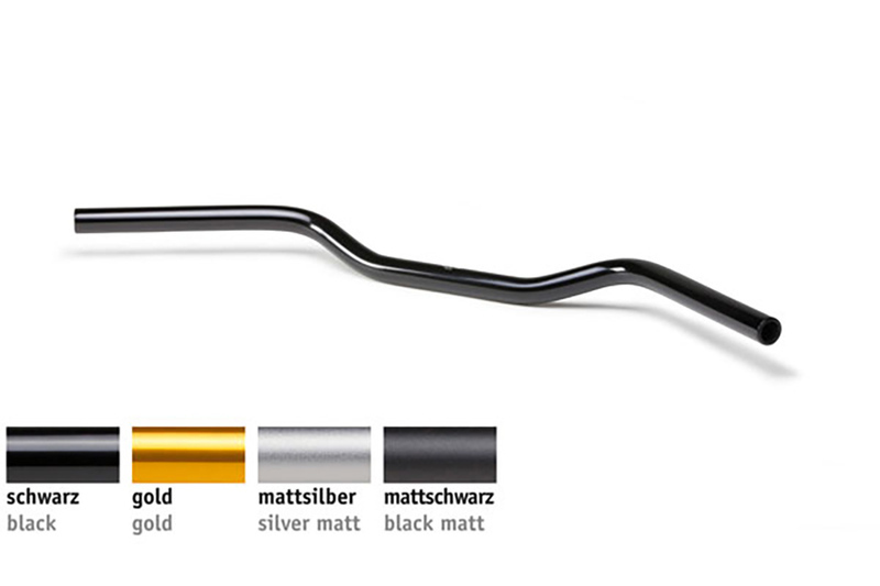 LSL CLUBMAN CLUBMAN® AS1.4 LL aluminum handlebars, 1 inch, gold