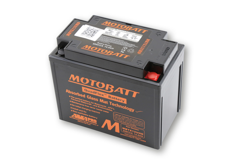 MOTOBATT Batterie MBTX12UHD, Black, noir