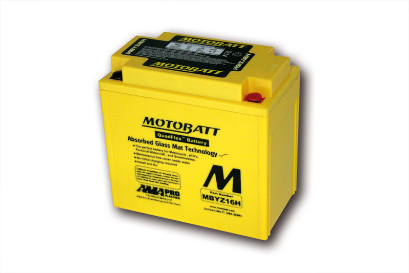 MOTOBATT Battery MBYZ16H
