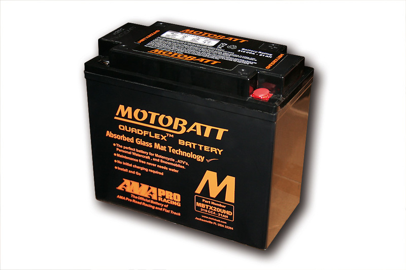 MOTOBATT Batterie MBTX20UHD, Black, noir