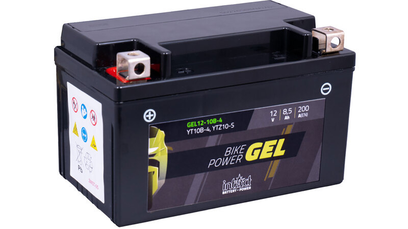 INTACT Cykel Power Batteri GEL YTZ10-S, YT10B-4