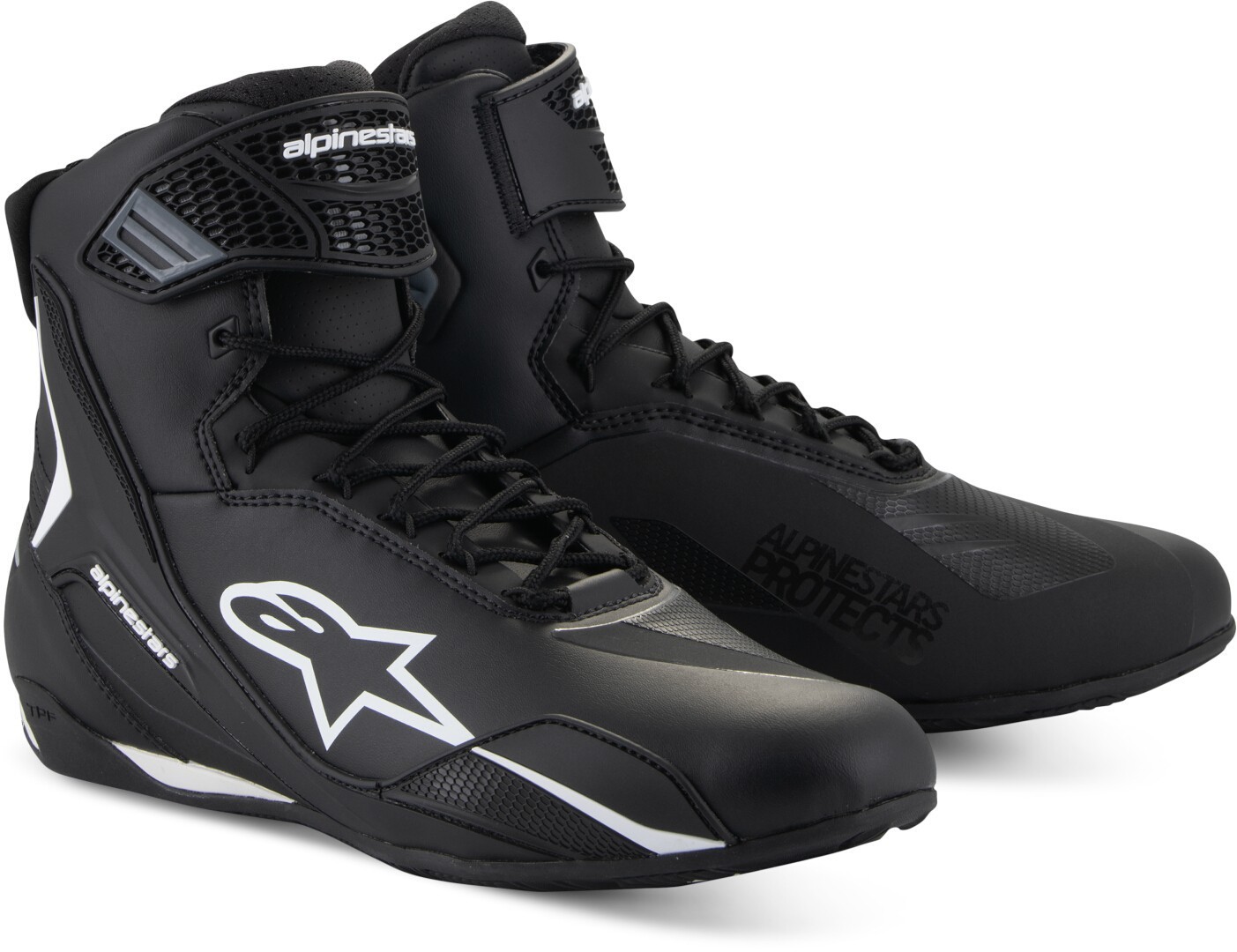 Alpinestars Faster-4 Мотоциклетная обувь Черный/Белый 7.5 