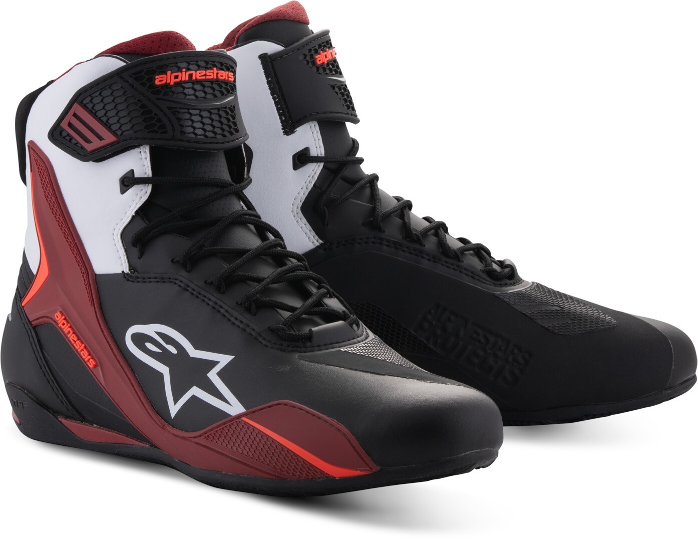 Alpinestars Faster-4 Мотоциклетная обувь Черный/Красный/Белый 10 