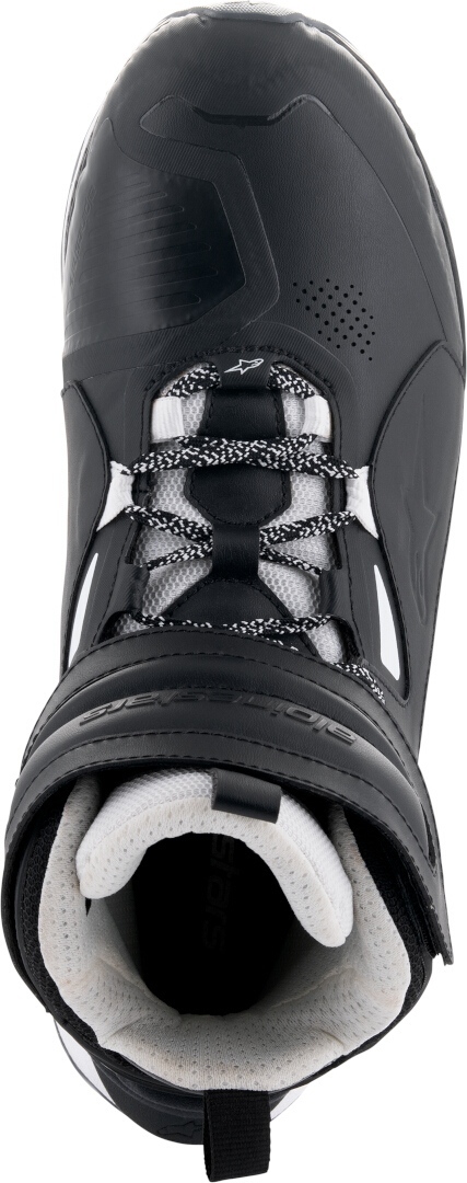 Side view of Alpinestars Speedstreet Motorcycle Shoes, black-white, Size 42 for Men