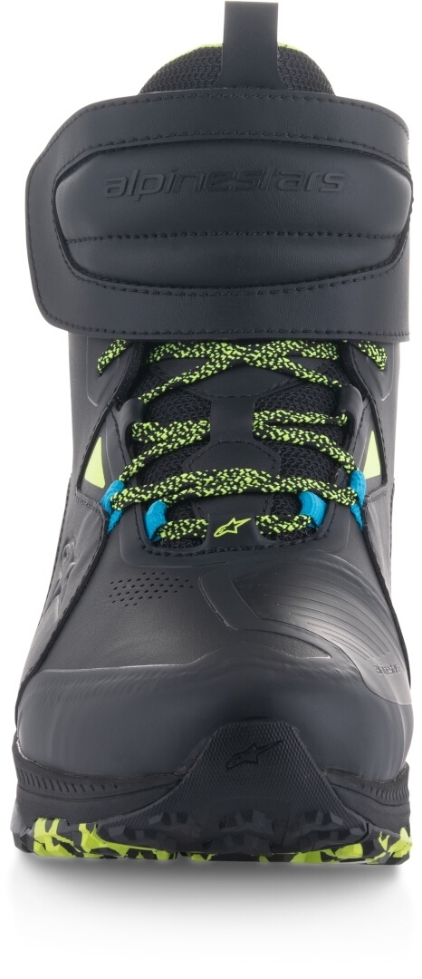 Side view of Alpinestars Speedstreet Motorcycle Shoes, black-yellow, Size 48 for Men