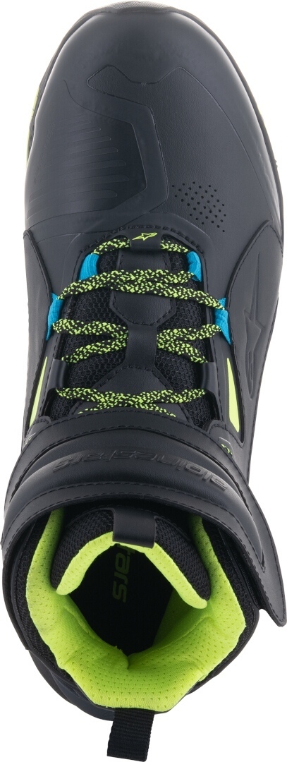 Side view of Alpinestars Speedstreet Motorcycle Shoes, black-yellow, Size 48 for Men