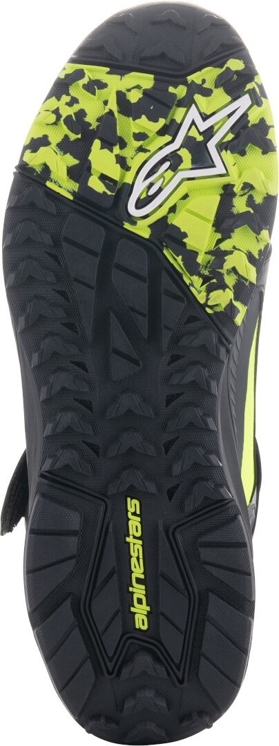 Side view of Alpinestars Speedstreet Motorcycle Shoes, black-yellow, Size 48 for Men