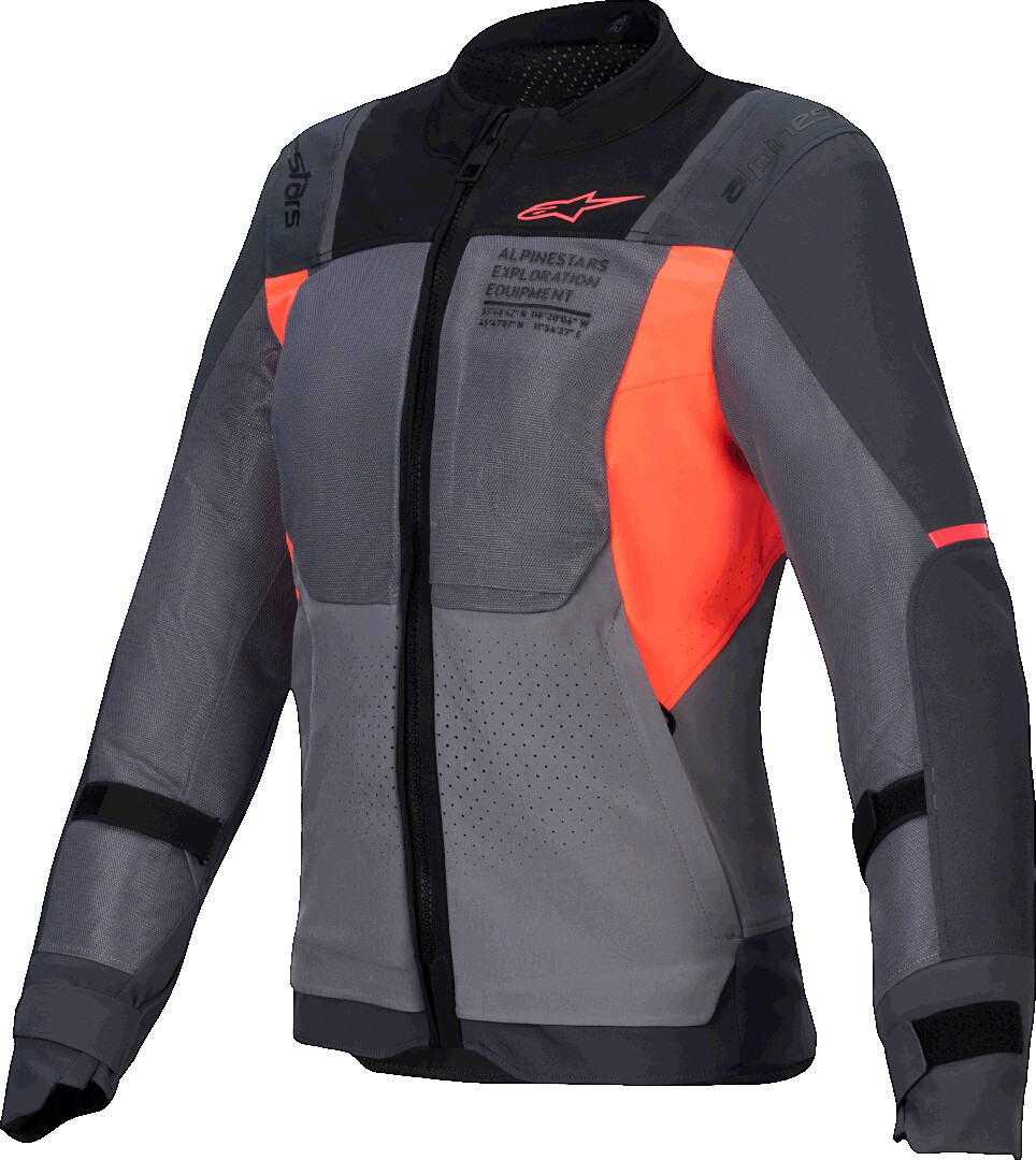Alpinestars Stella ST-2 Air Женская мотоциклетная текстильная куртка Черный/Серый/Оранжевый S 