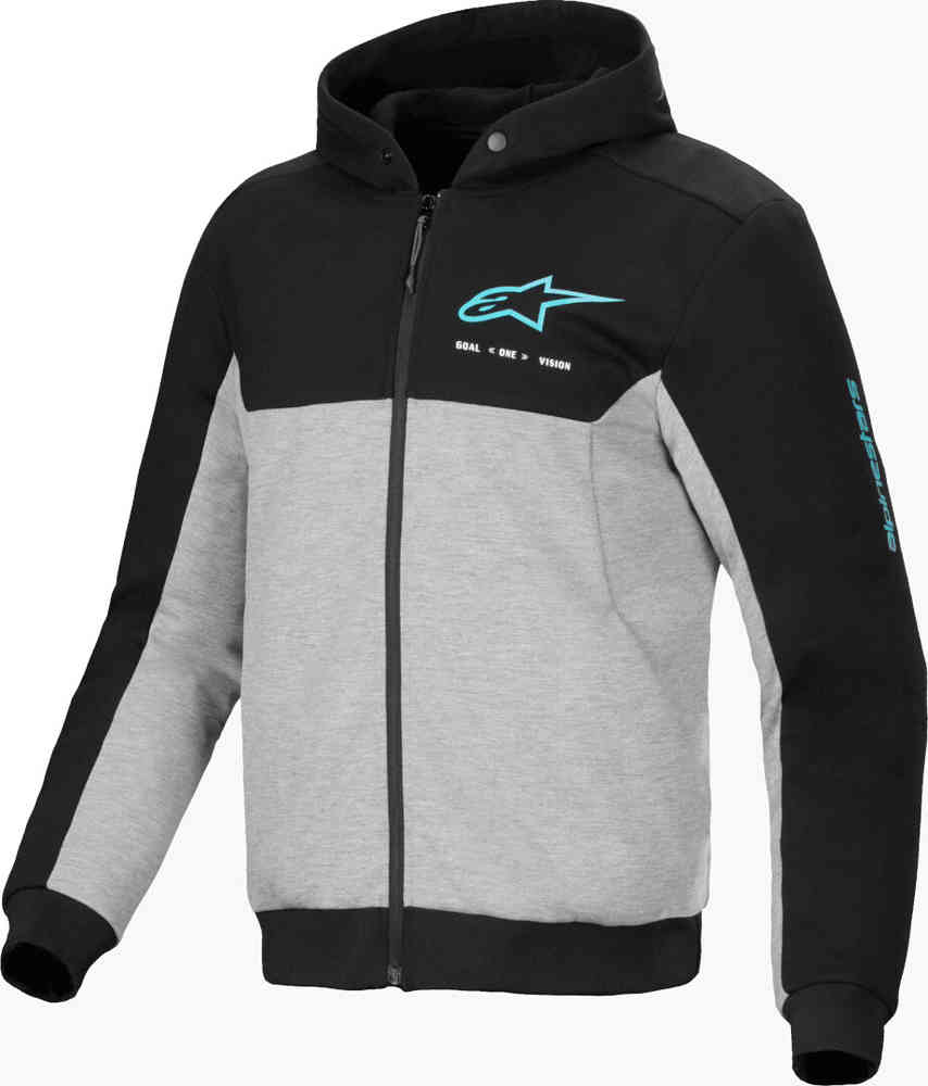 Alpinestars Chrome V2 Duo Sport Мотоциклетная толстовка с капюшоном на молнии