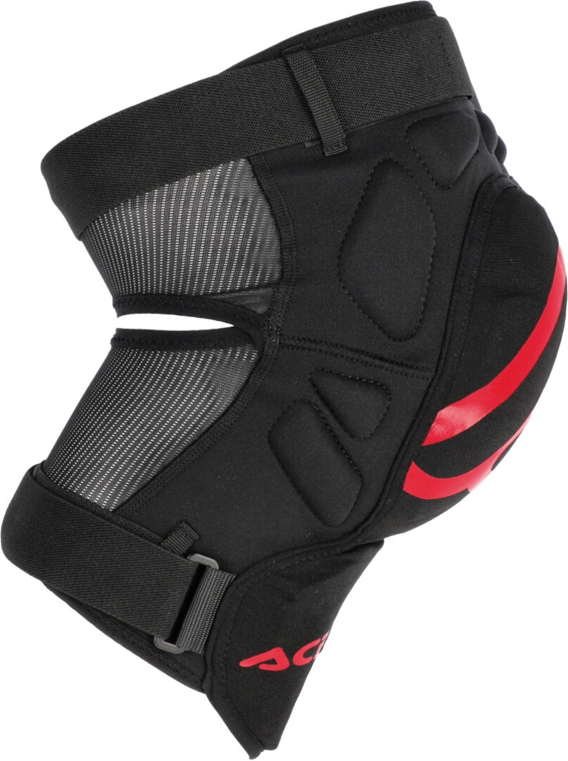 Side view of Acerbis Soft Knee Protectors, red for Men