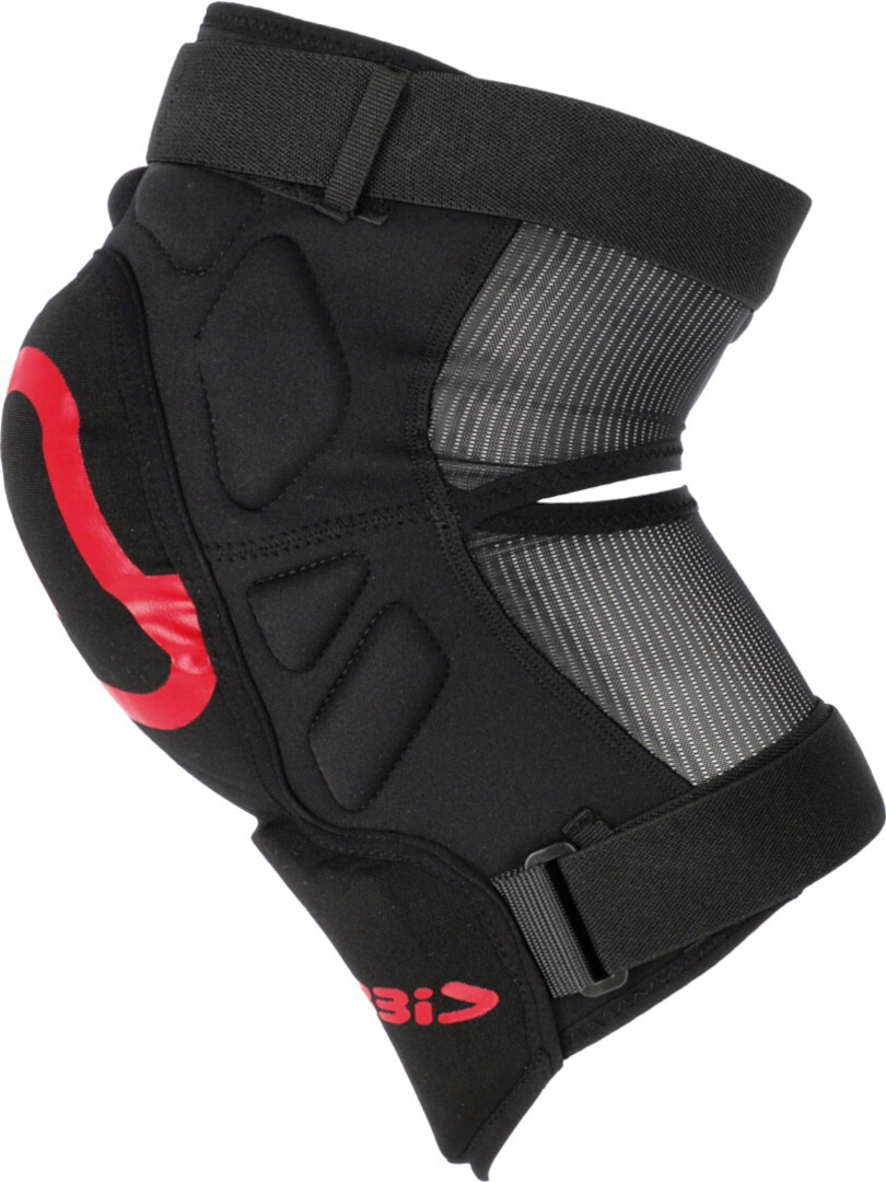 Side view of Acerbis Soft Knee Protectors, red for Men