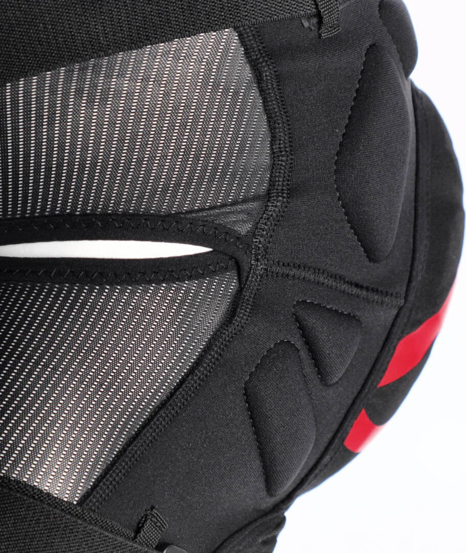Side view of Acerbis Soft Knee Protectors, red for Men