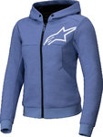 Alpinestars Stella Chrome V2 Sport Damer Motorsykkel Zip Hettegenser