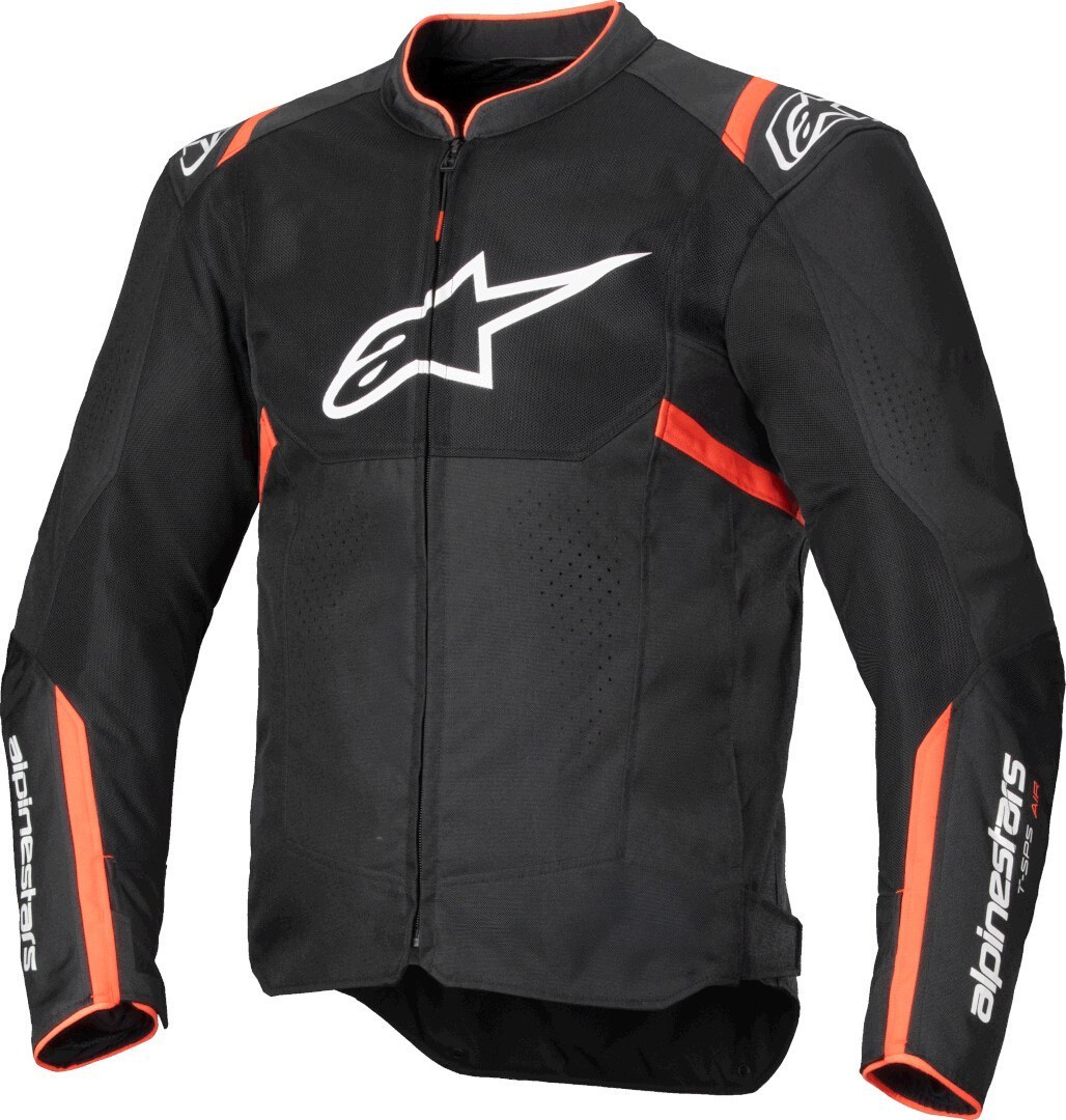 Alpinestars T-Sps Air V2 Мотоциклетная текстильная куртка Черный/Красный 4XL 